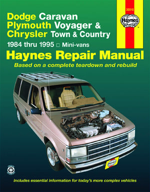 Dodge Caravan, Plymouth Voyager & Chrysler Town & Country (19841995) Haynes Rep