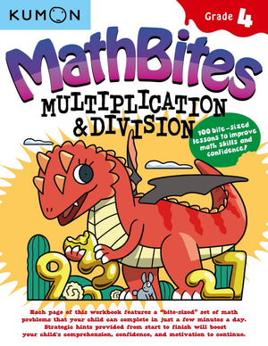 Kumon Math Bites: Grade 4 Multiplication And Division100 Bitesized Lessons To Improve Math Skills And Confidence!,Used