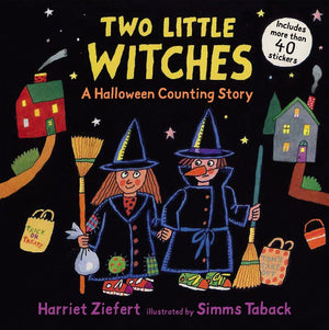 Two Little Witches: A Halloween Counting Story Sticker Book,Used