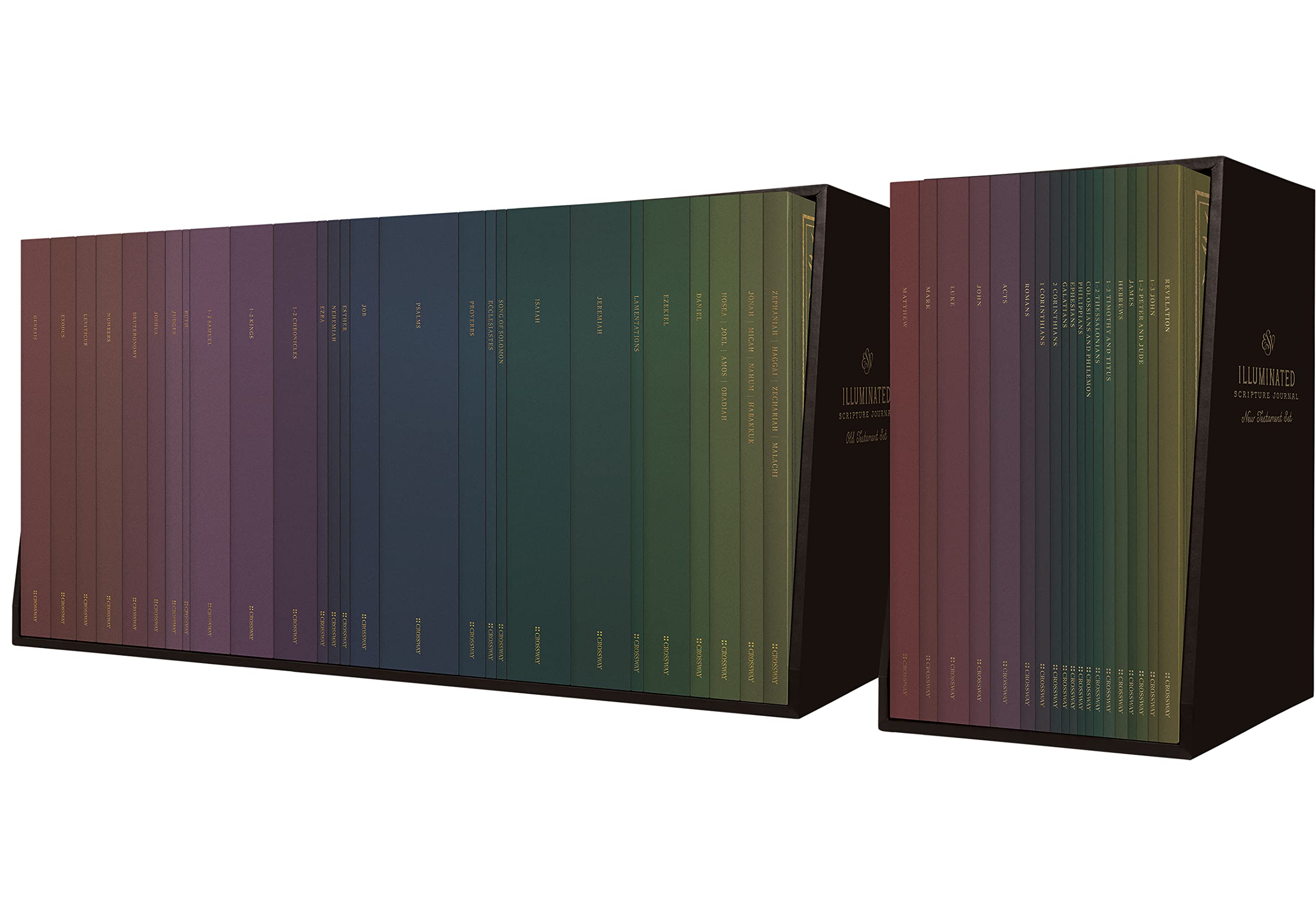 ESV Illuminated Scripture Journal: Old and New Testament Sets,Used