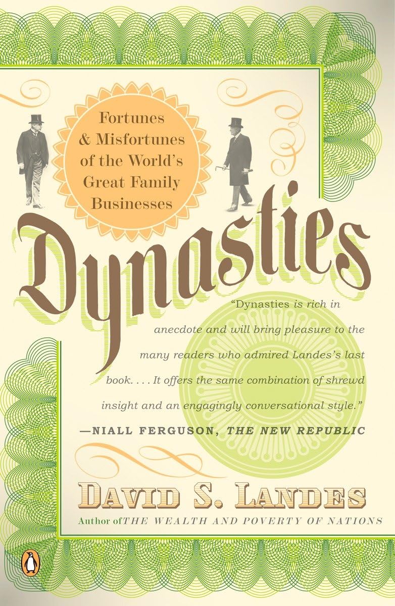 Dynasties: Fortunes And Misfortunes Of The World'S Great Family Businesses,New