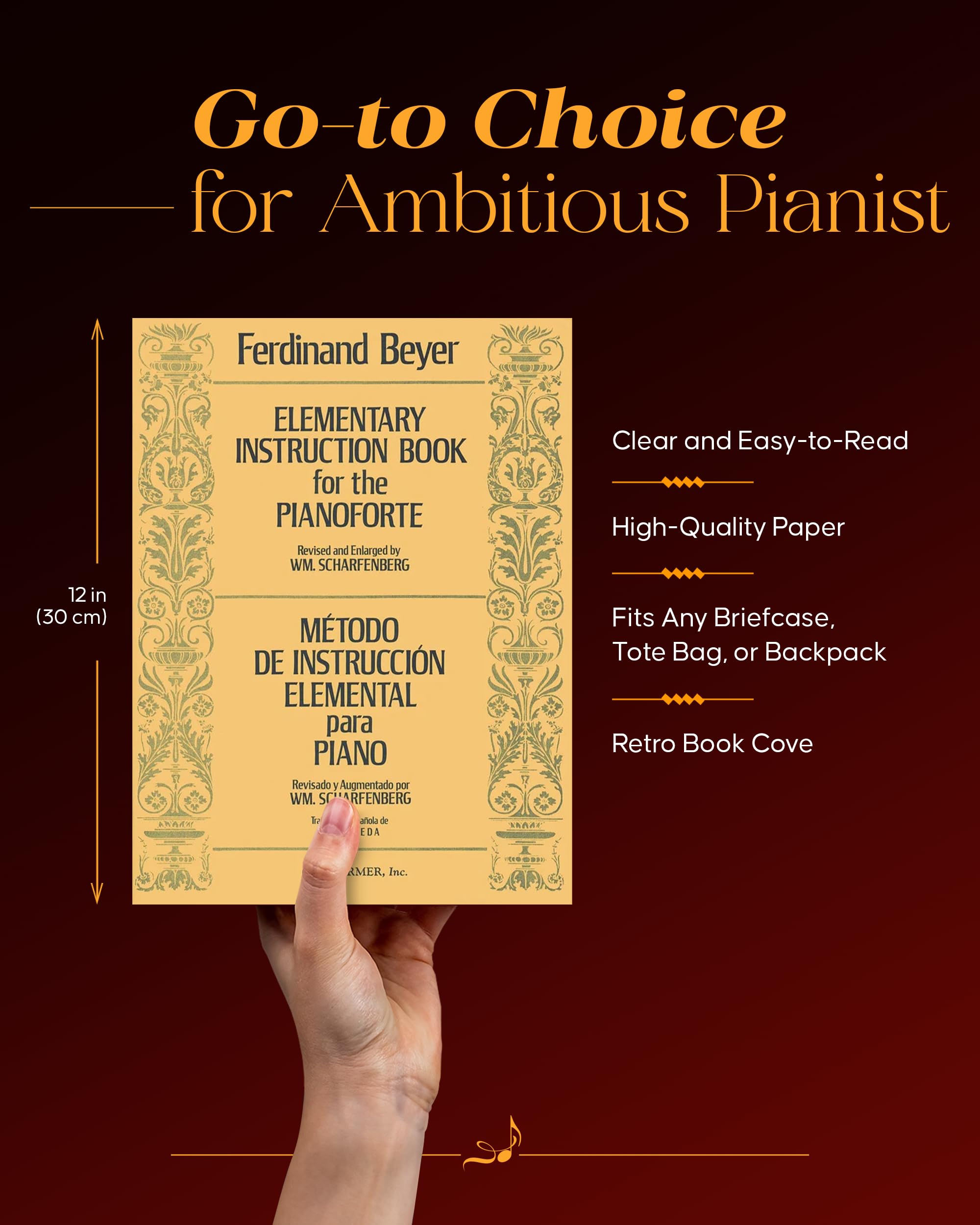 Elementary Instruction Book for the Pianoforte,Used