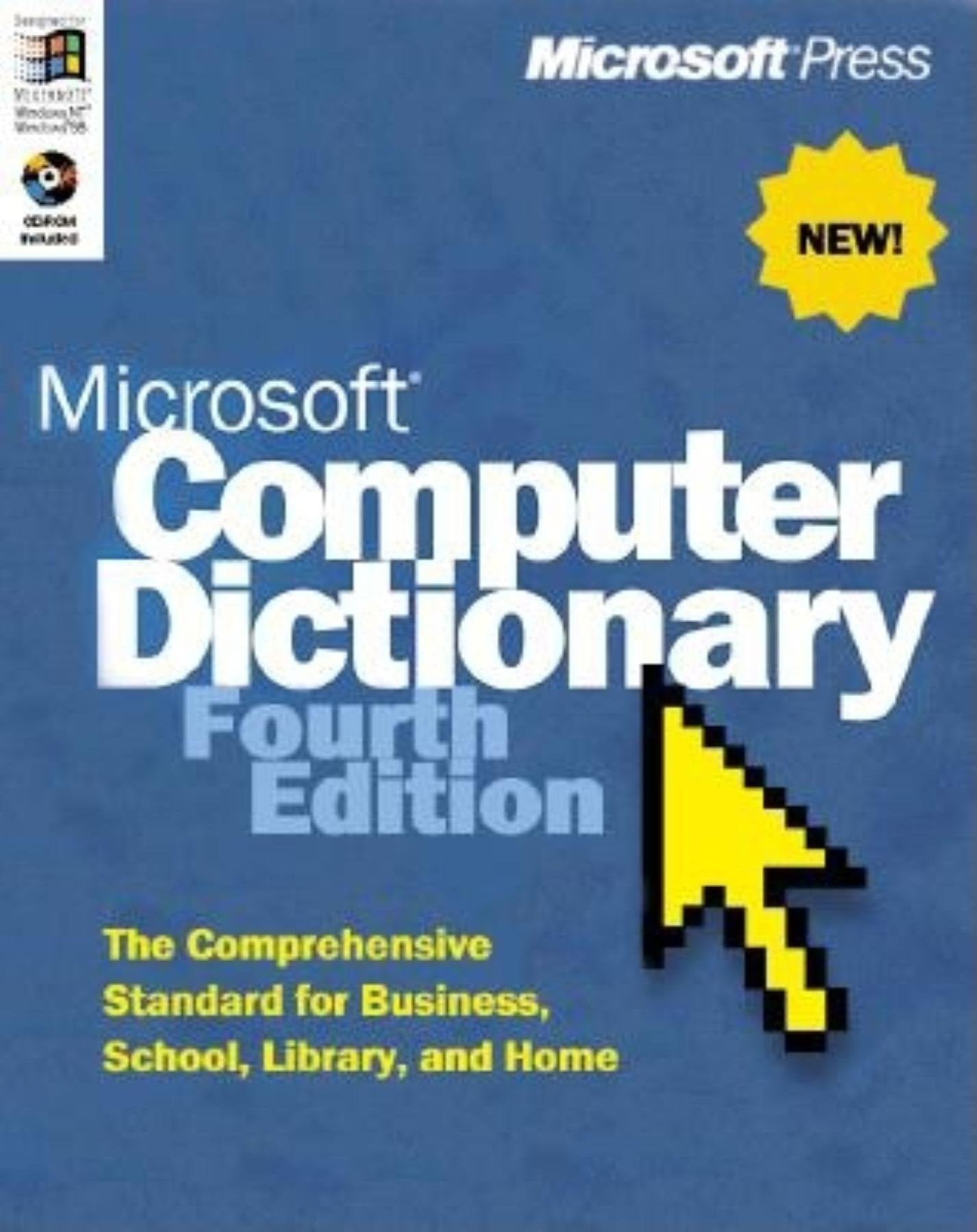 Microsoft Press Computer Dictionary,Used