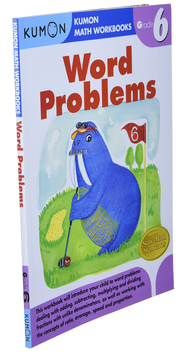 Kumon Grade 6 Word Problems (Kumon Math Workbooks),New