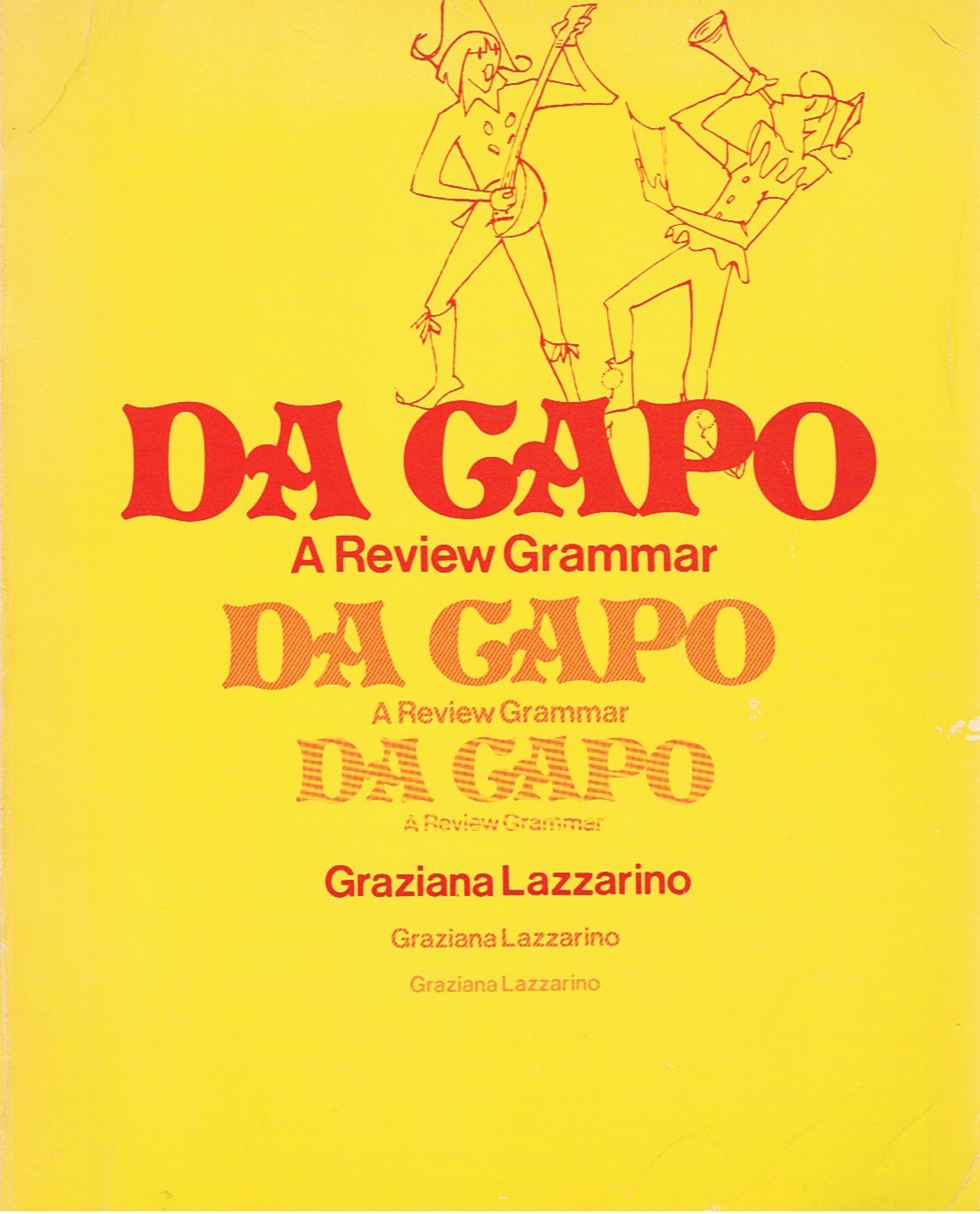 Da Capo: A Review Of Grammar (English And Italian Edition),Used