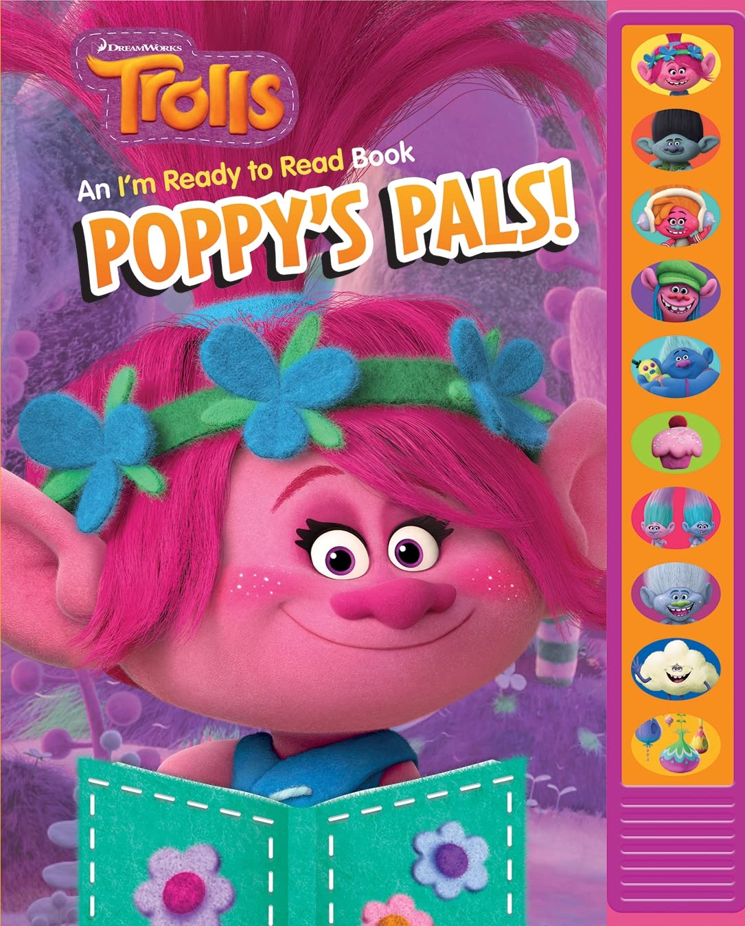 Trolls  I'm Ready to Read Sound Book  Poppy's Pals!  PI Kids,Used