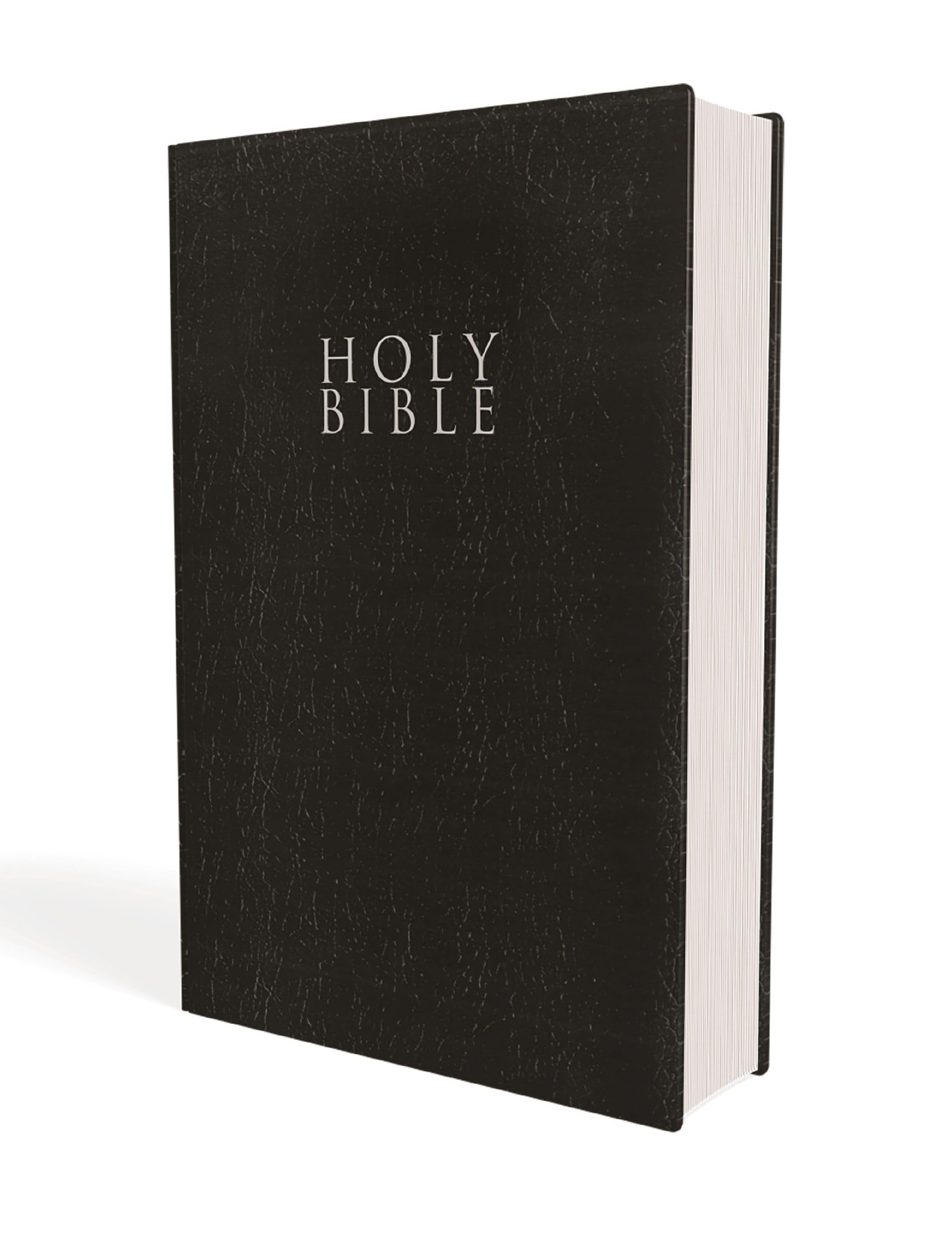 NIV, Gift and Award Bible, LeatherLook, Black, Red Letter, Comfort Print,New