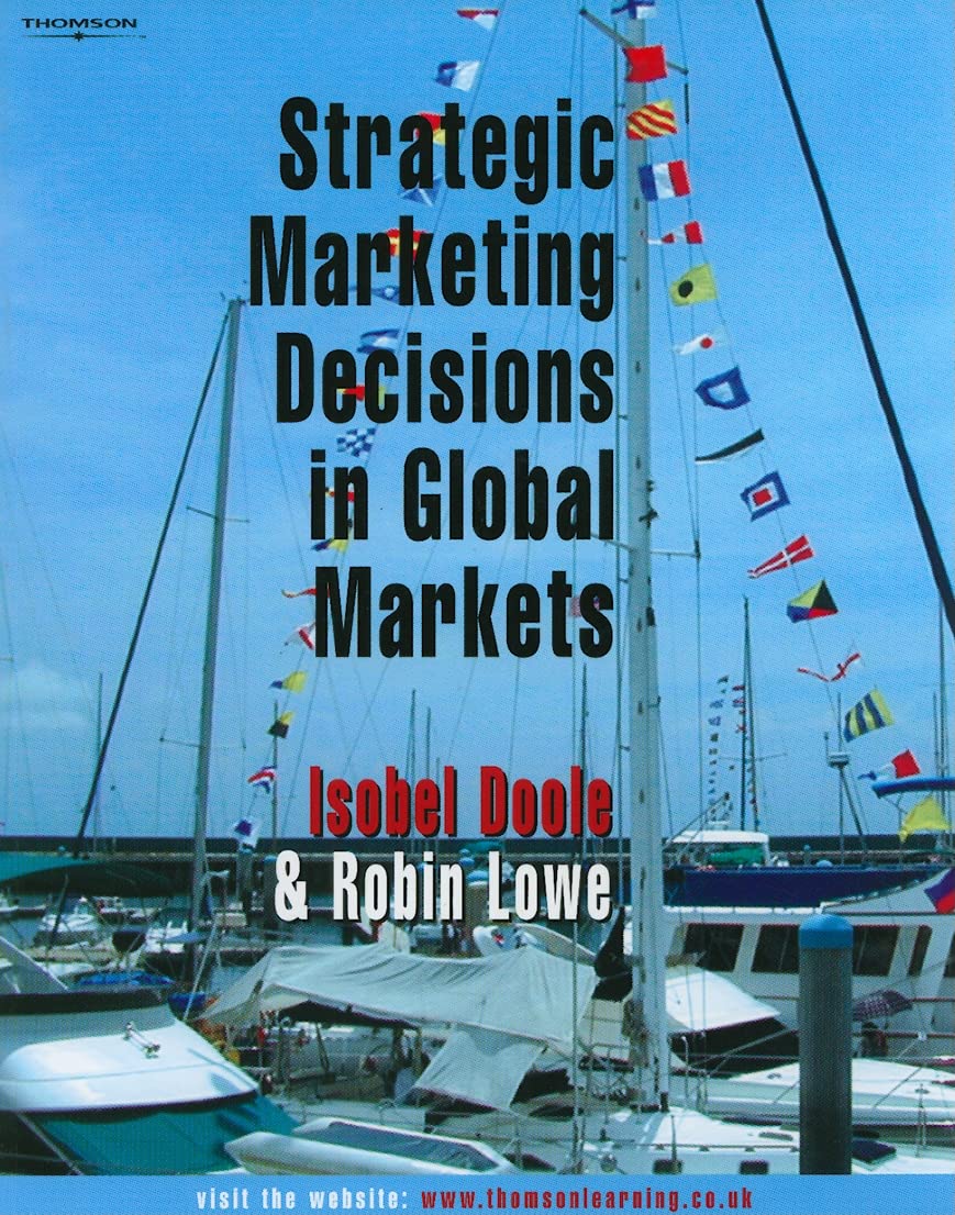 Strategic Marketing Decisions In Global Markets,Used