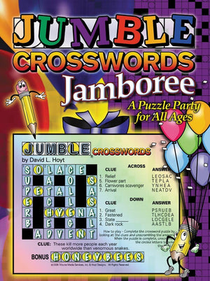Jumble Crosswords Jamboree: A Puzzle Party for All Ages (Jumbles),Used