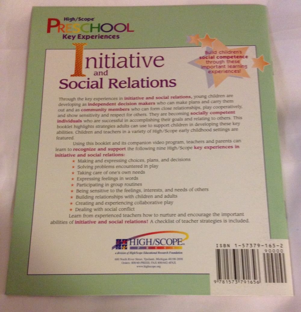 High/Scope's Preschool Key Experiences: Initiative and Social Relations,Used