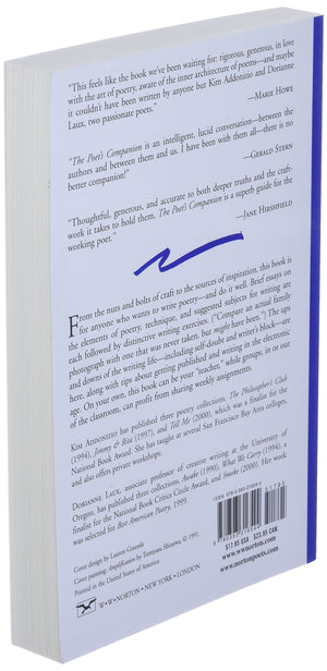 The Poet'S Companion: A Guide To The Pleasures Of Writing Poetry,New