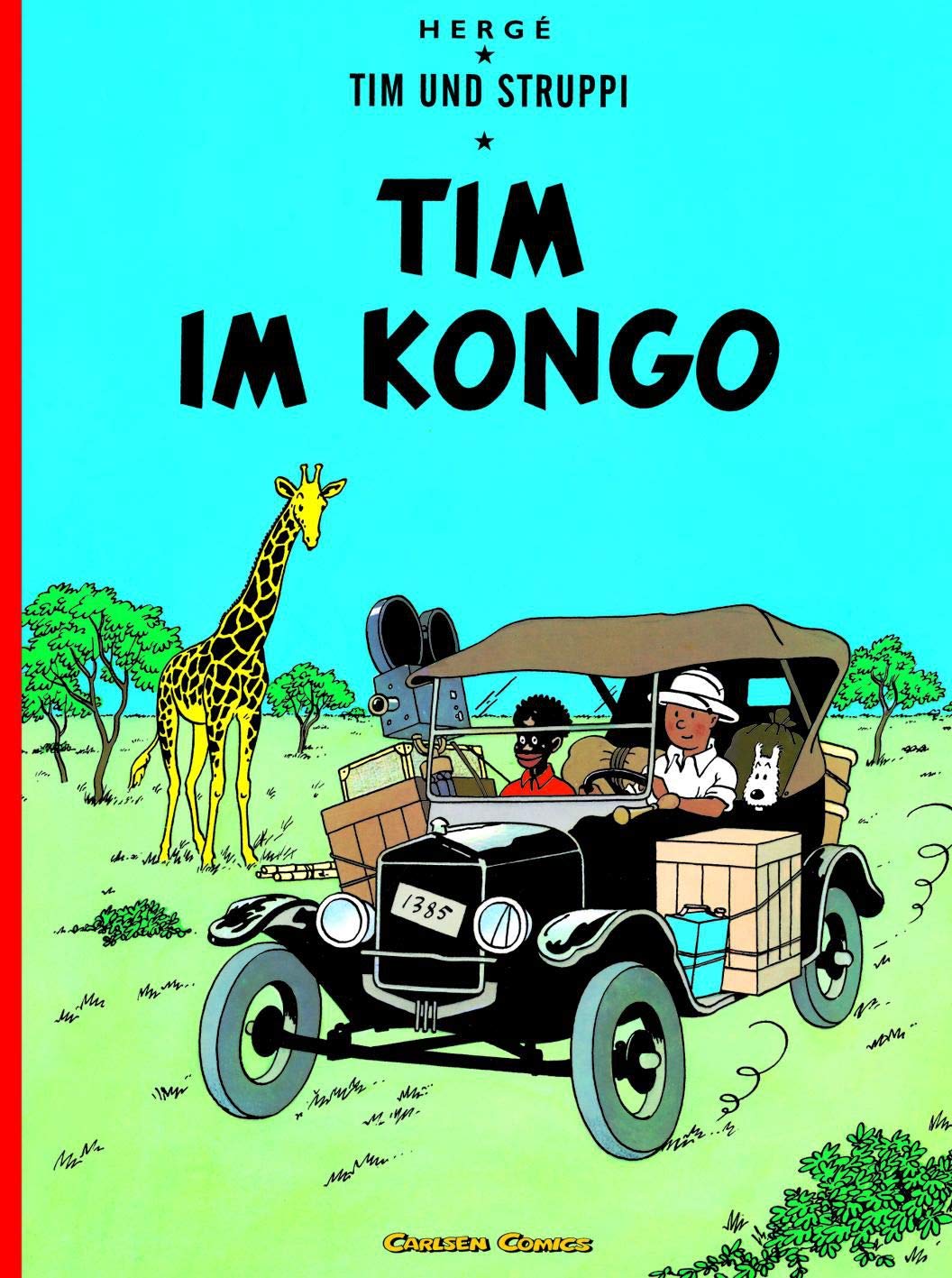 Tim und Struppi 01. Tim im Kongo  Tintin German edition,Used