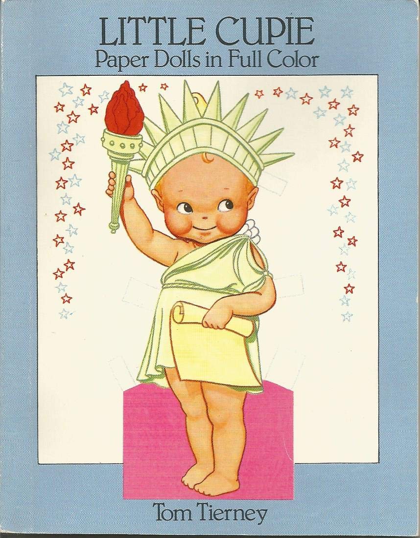 Little Cupie Paper Dolls in Full Color,Used