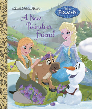 A New Reindeer Friend (Disney Frozen) (Little Golden Book),New