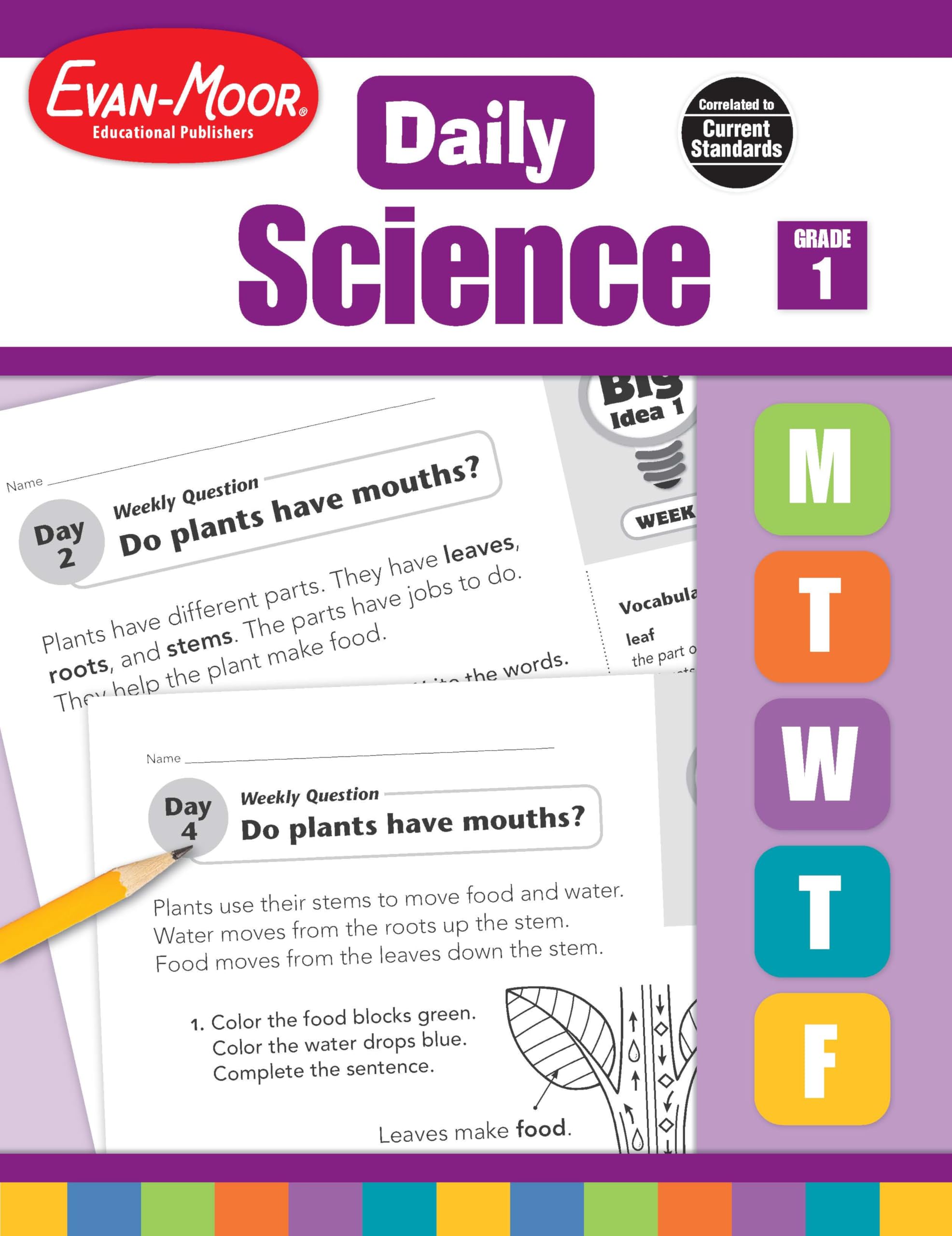 EvanMoor Daily Science Book, Grade 1,New