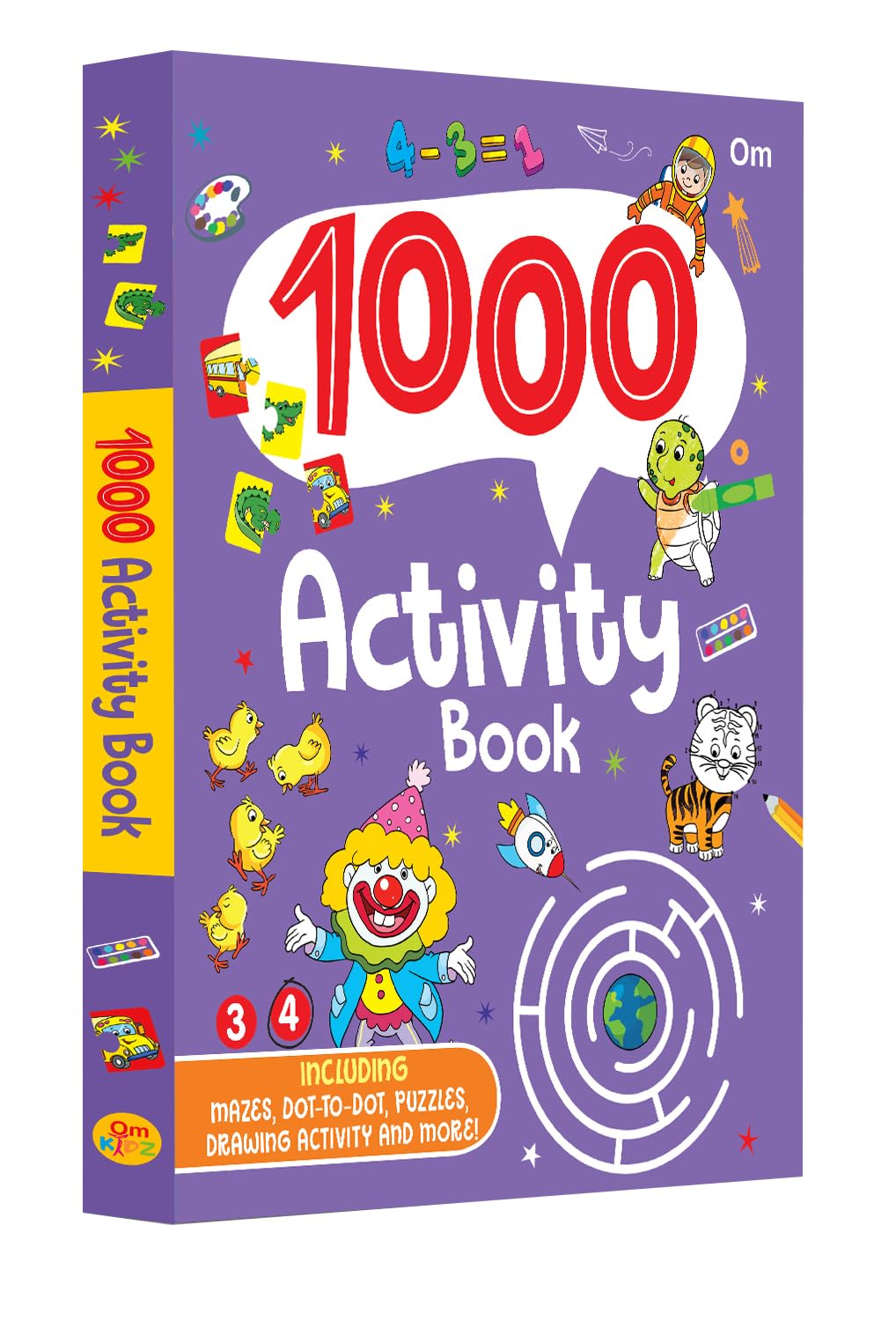 1000 Activity Book For Kids: Childrens Early Learning | Interactive And Fun | Skill Development | Puzzle Solving | Creativity ; 3+ Ages