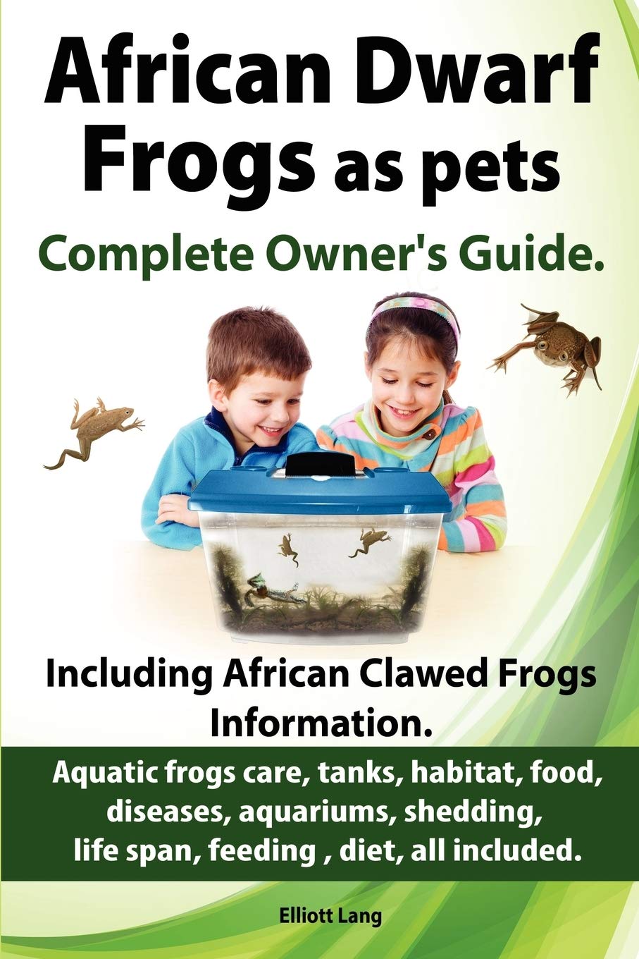 African Dwarf Frogs as pets. Care, tanks, habitat, food, diseases, aquariums, shedding, life span, feeding, diet, all included.