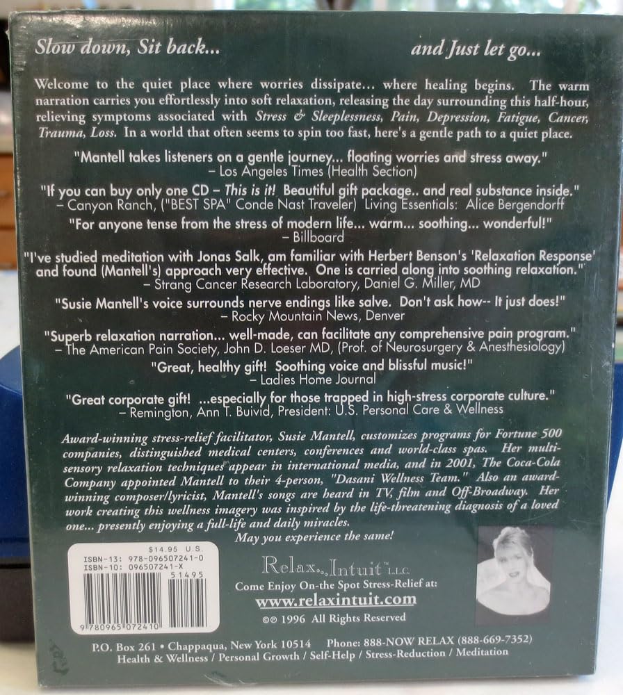 Your Present: A Halfhour Of Peace: A Guided Imagery Meditation For Physical & Spiritual Wellness,New