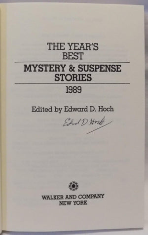 Year's Best Mystery and Suspense Stories, 1989 (Year's Best Mystery & Suspense Stories),Used