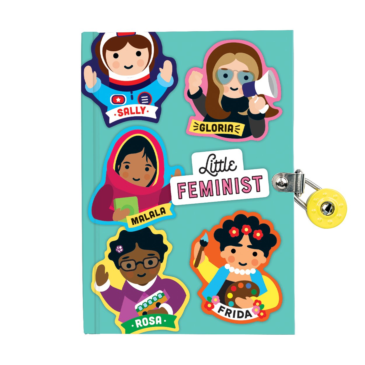 Little Feminist Locked Diary,Used