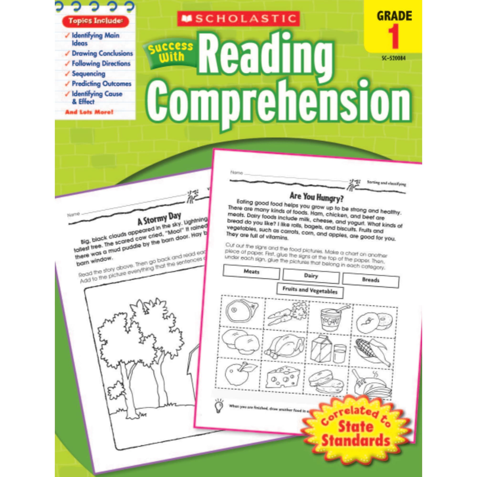 Scholastic Success with Reading Comprehension, Grades 1,Used