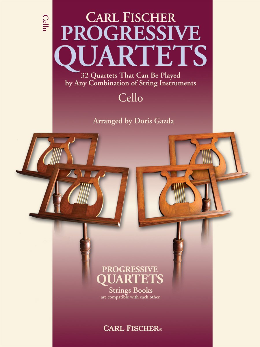 BF71  Progressive Quartets for Strings  Cello (MUSIQUE D'ENSEM),Used