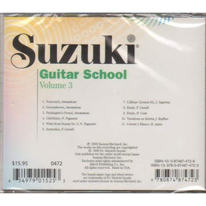 Suzuki Guitar School, Vol 3,Used