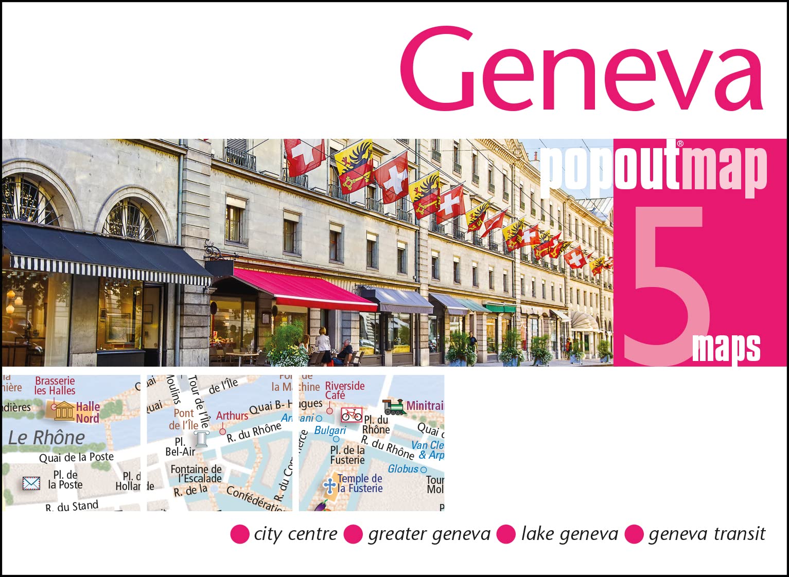 Geneva PopOut Map,Used