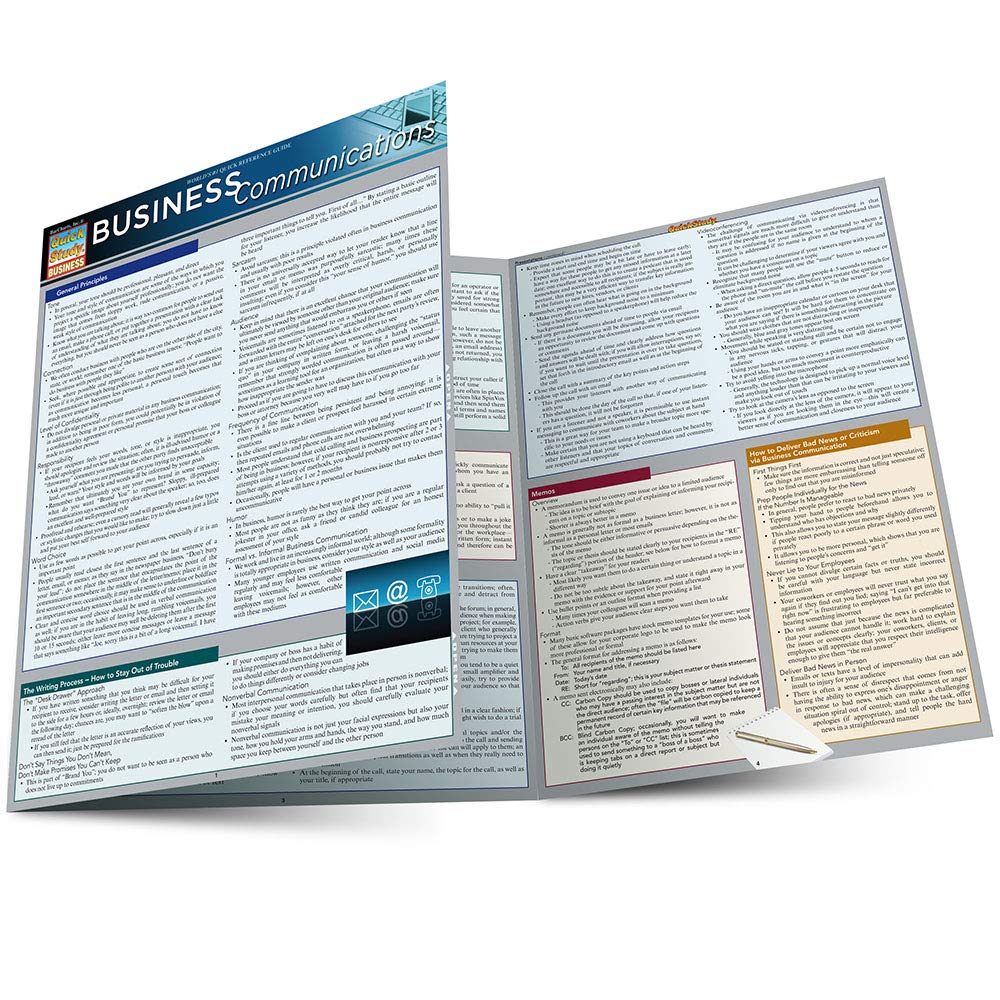 Business Communications (Quick Study Business),Used
