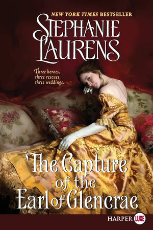 The Capture of the Earl of Glencrae (Cynster Sisters Trilogy, 3),Used