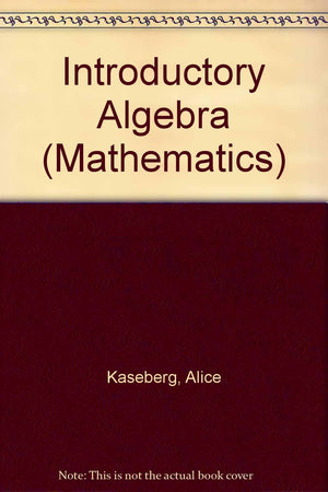 Introductory Algebra (Mathematics) Solutions Manual,Used