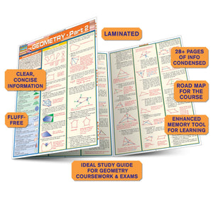 Geometry Part 2 QuickStudy Laminated Reference Guide (QuickStudy Academic),New