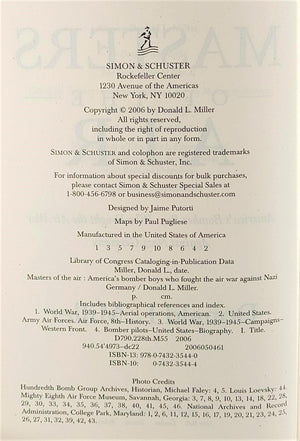 Masters of the Air: America's Bomber Boys Who Fought the Air War Against Nazi Germany,Used