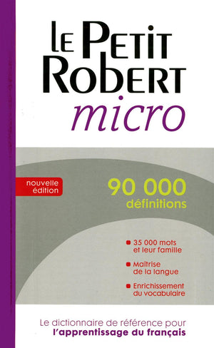 Le Petit Robert micro (Dictionnaires Le Robert) (French Edition) (ROBERT MICRO POCHE),New