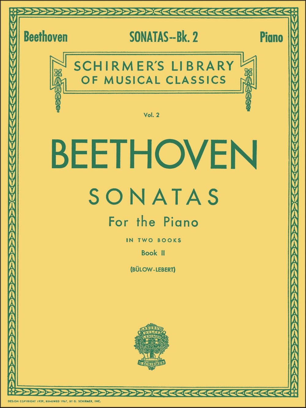Sonatas  Book 2: Schirmer Library of Classics Volume 2 Piano Solo (Schirmer's Library of Musical Classics),New