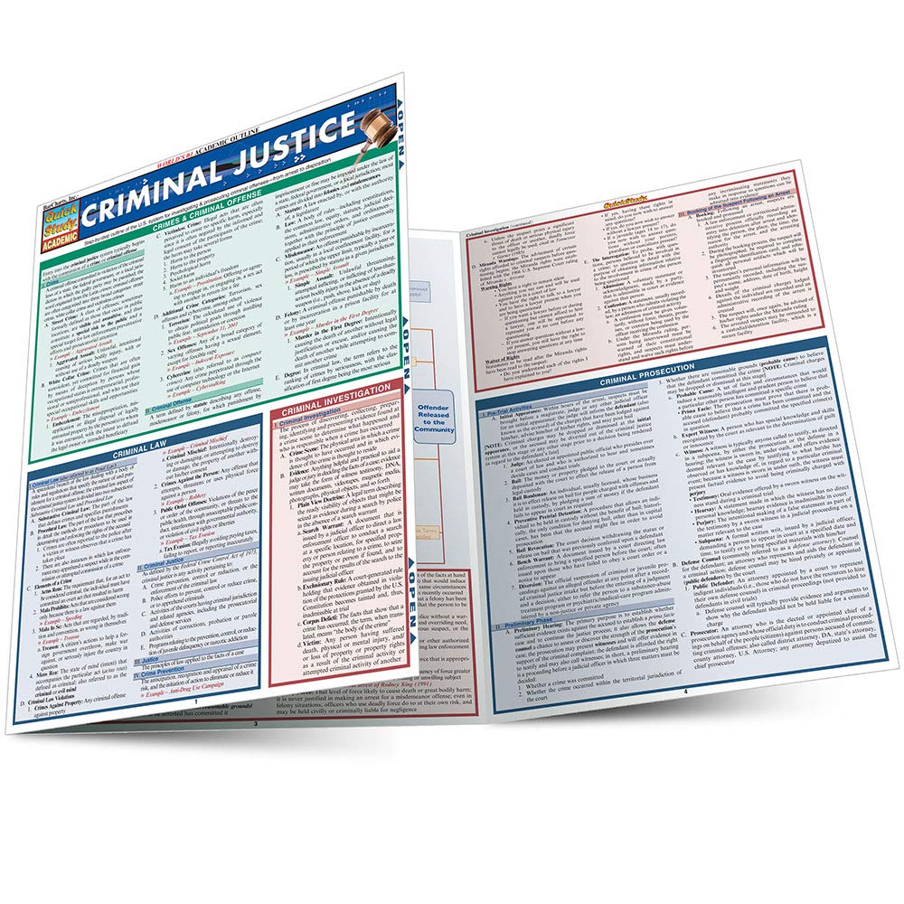 Criminal Justice (Quick Study Academic),Used