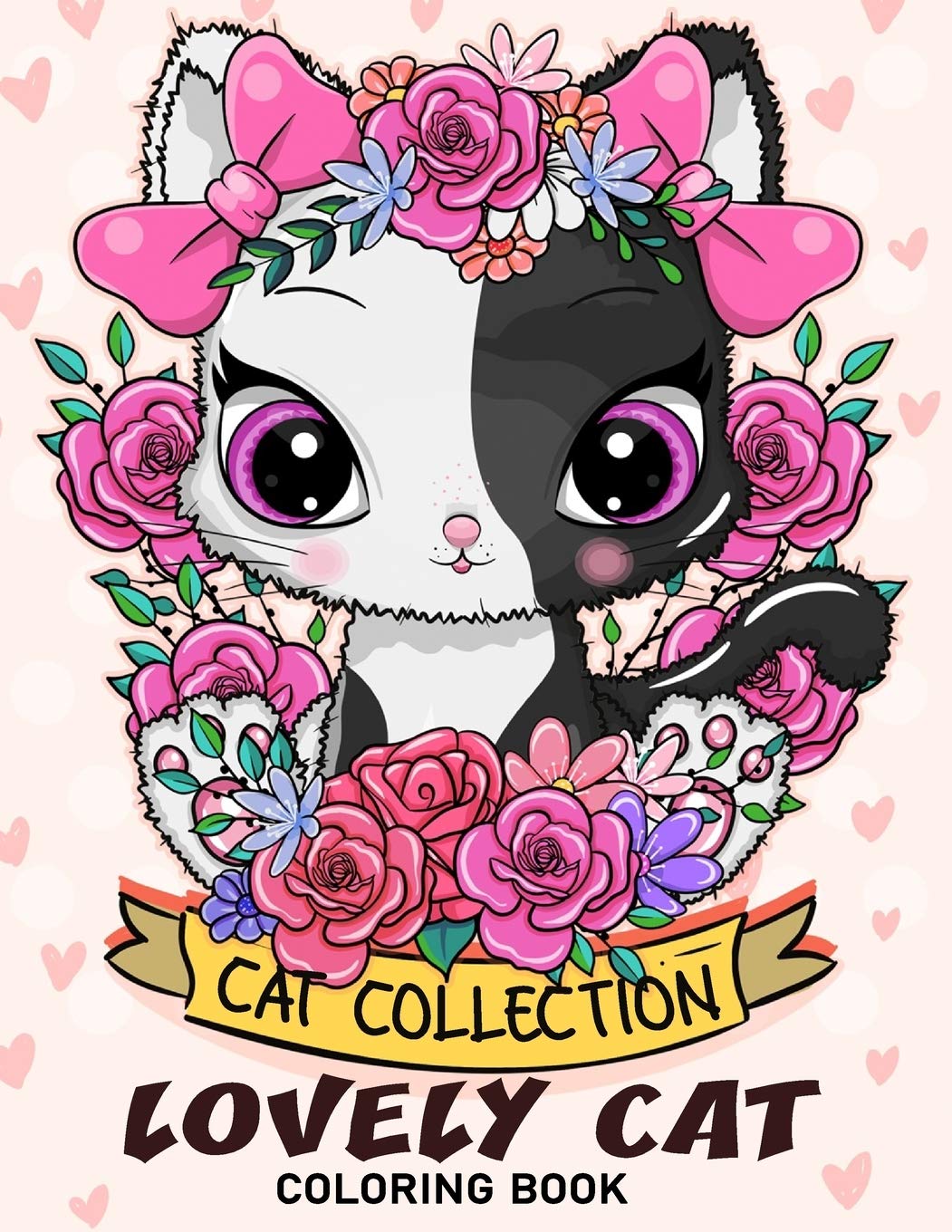 Lovely Cat Coloring Book: Adorable Cat Adults Coloring Book Stress Relieving Designs Patterns,Used