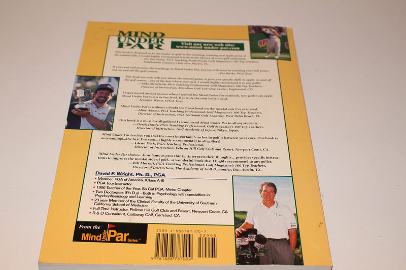 Mind Under Par: How the Pros Think and Win,Used