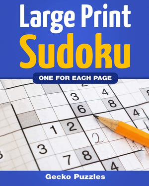SUDOKU Large Print Puzzle Book: 150 Puzzles  Easy, Medium and Hard + Solutions: 1 Sudoku per Page (Sudoku Series),Used