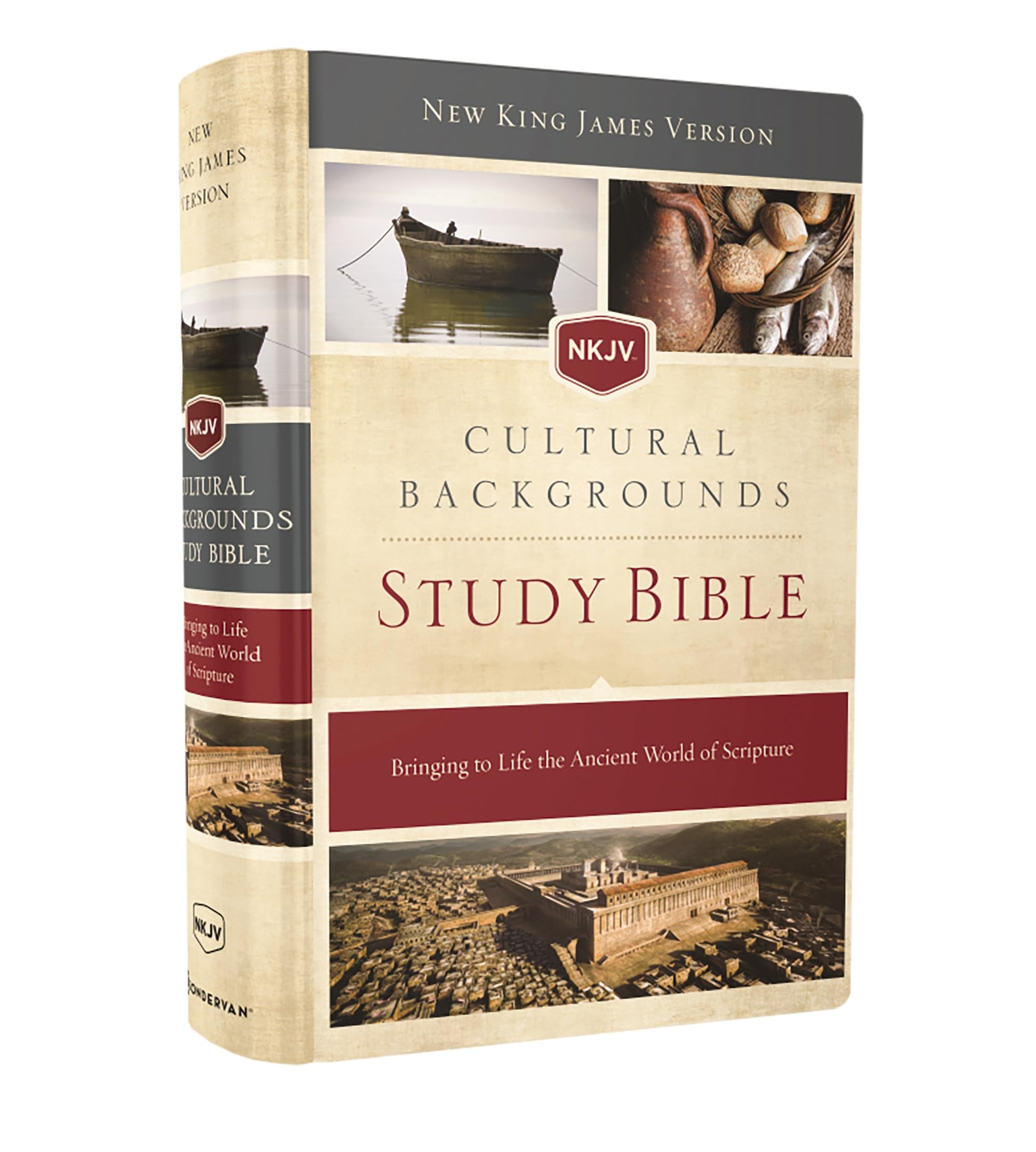 Nkjv, Cultural Backgrounds Study Bible, Hardcover, Red Letter: Bringing To Life The Ancient World Of Scripture,New