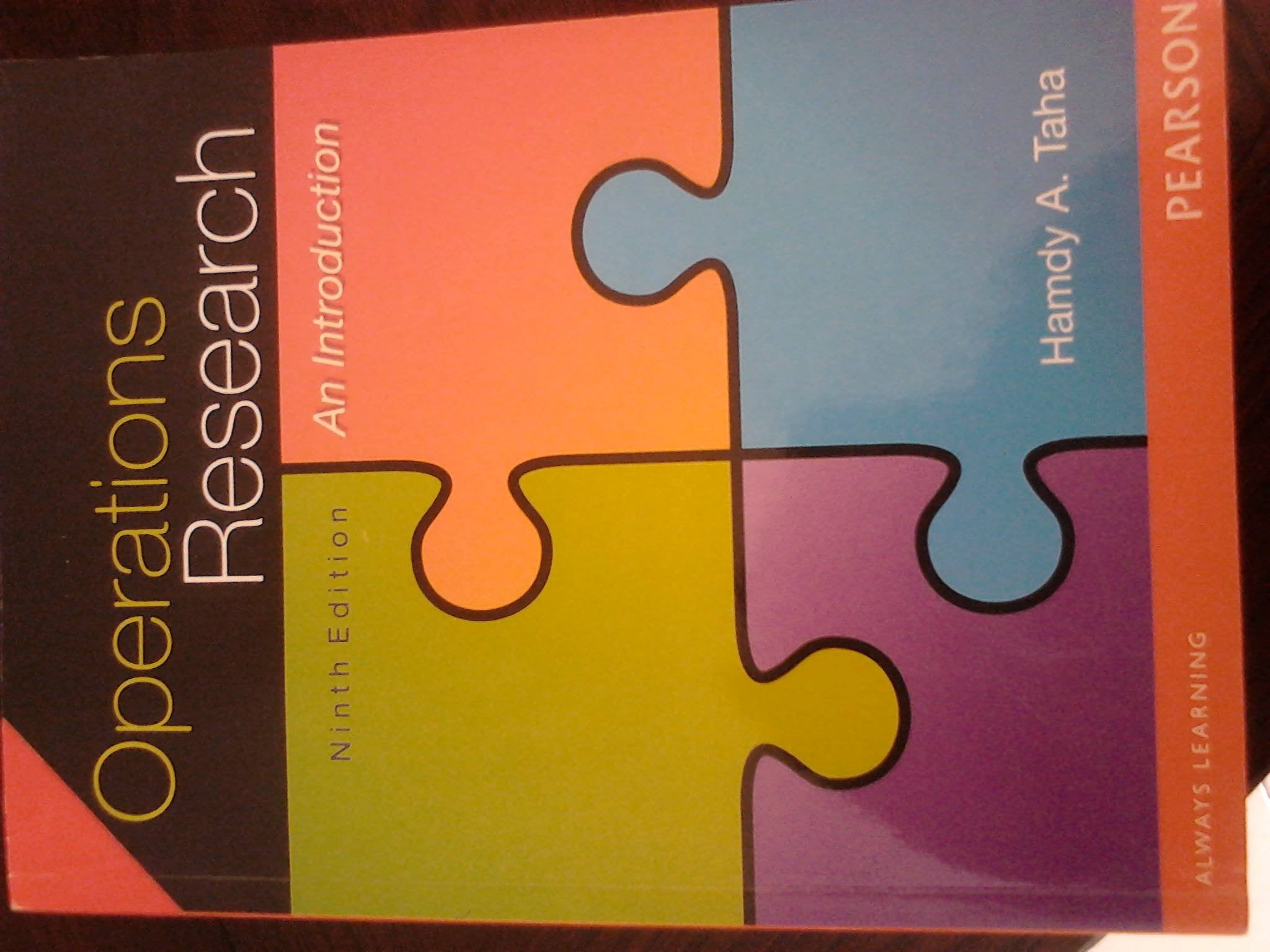 Operations Research: An Introduction (9Th Edition),New