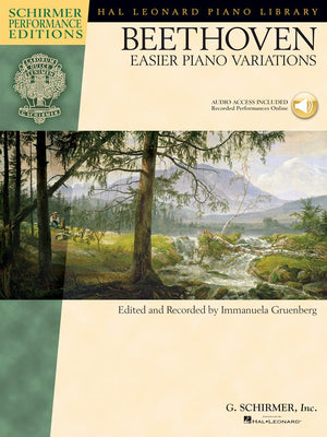 Easier Piano Variations  Schirmer Performance Editions Book/Cd,Used