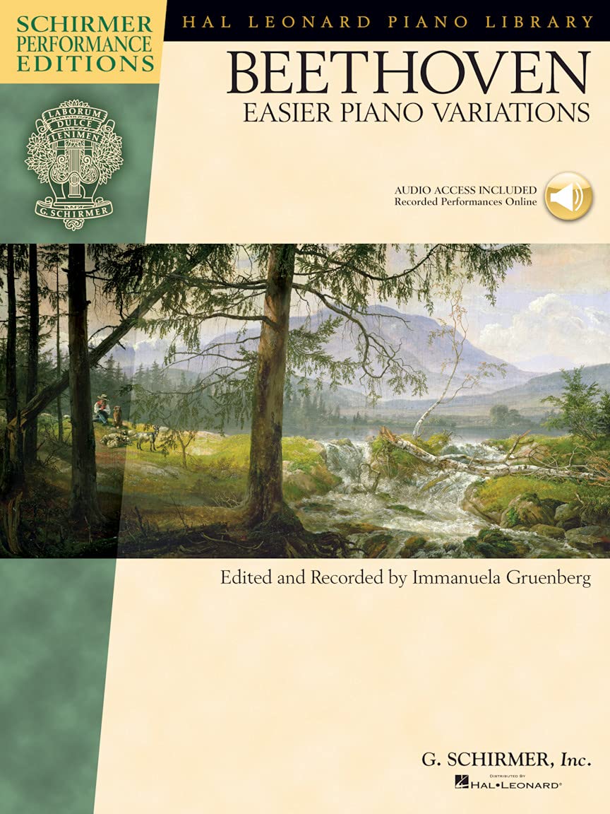 Easier Piano Variations  Schirmer Performance Editions Book/Cd,Used