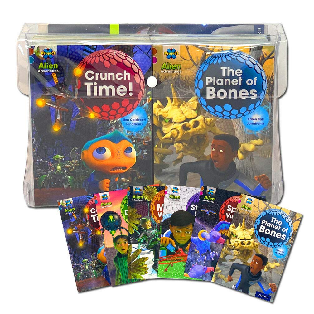 Project X Alien Adventures: Brown and Grey Book Bands, Oxford Levels 914: PROJ X:ALIEN:PK2 25XPB WALLET,Used