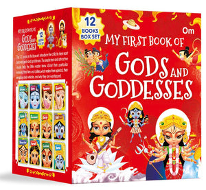 My First Book Of Gods And Goddesses (Box Set) - Set Of 12 Books | Illustrated Board Books On Hindu Mythology: Vaishno Devi | Krishna | Shiva | Ganesha | Hanuman | Lakshmi; For Ages 3+