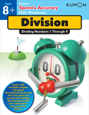Kumon Speed & Accuracy Math Workbooks: DivisionDividing Numbers 1 Through 9 (Kumon Speed & Accuracy Workbooks),New
