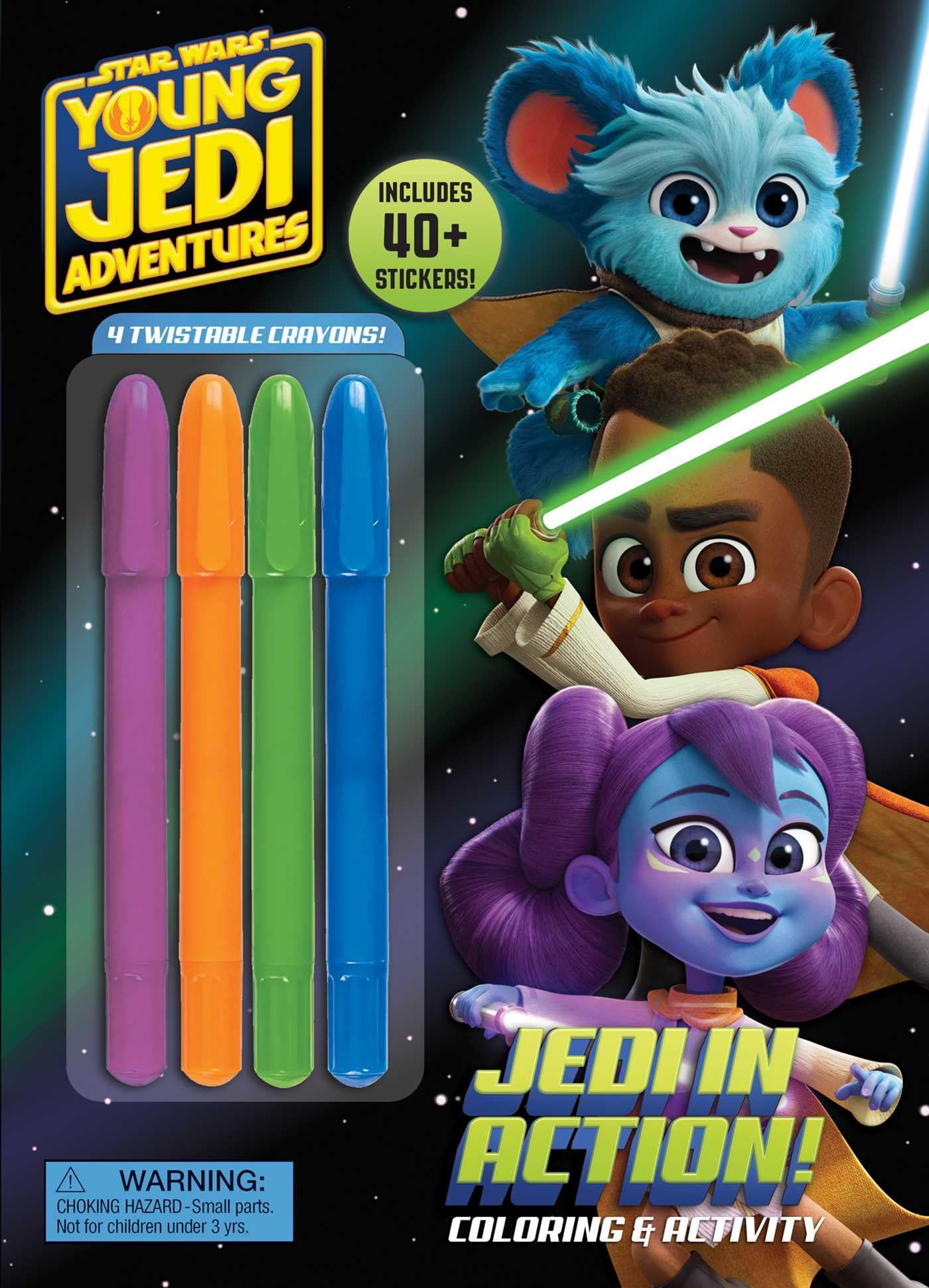 Star Wars Young Jedi Adventures: Jedi In Action! (Color & Activity With Twistable Crayons),New
