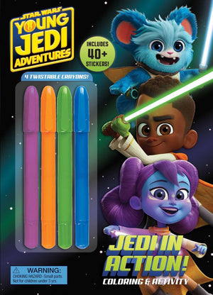 Star Wars Young Jedi Adventures: Jedi In Action! (Color & Activity With Twistable Crayons),New