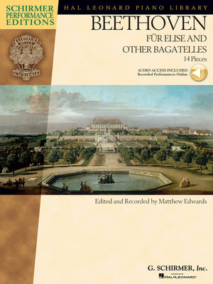 Beethoven  Fur Elise and Other Bagatelles (Hal Leonard Piano Library),Used