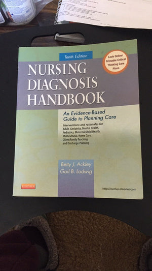 Nursing Diagnosis Handbook: An Evidencebased Guide To Planning Care,New